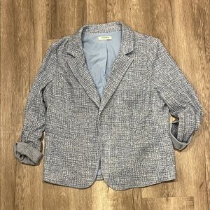 Petite Large Blue Blazer